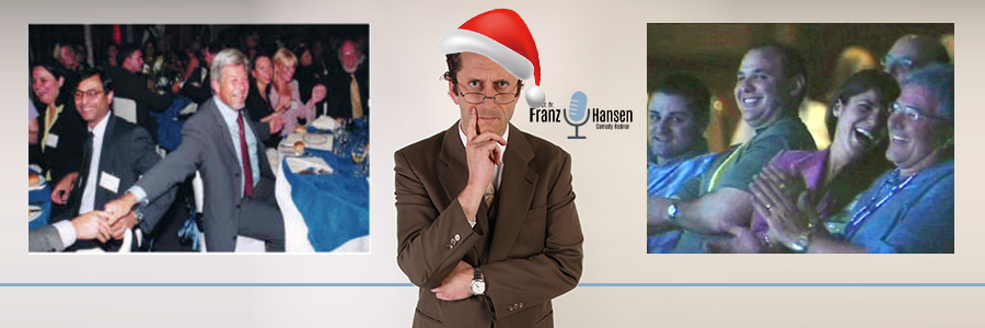 Der Comedy Redner tritt auch auf Weihnachtsfeiern mit seiner Xmas Comedy Rede auf